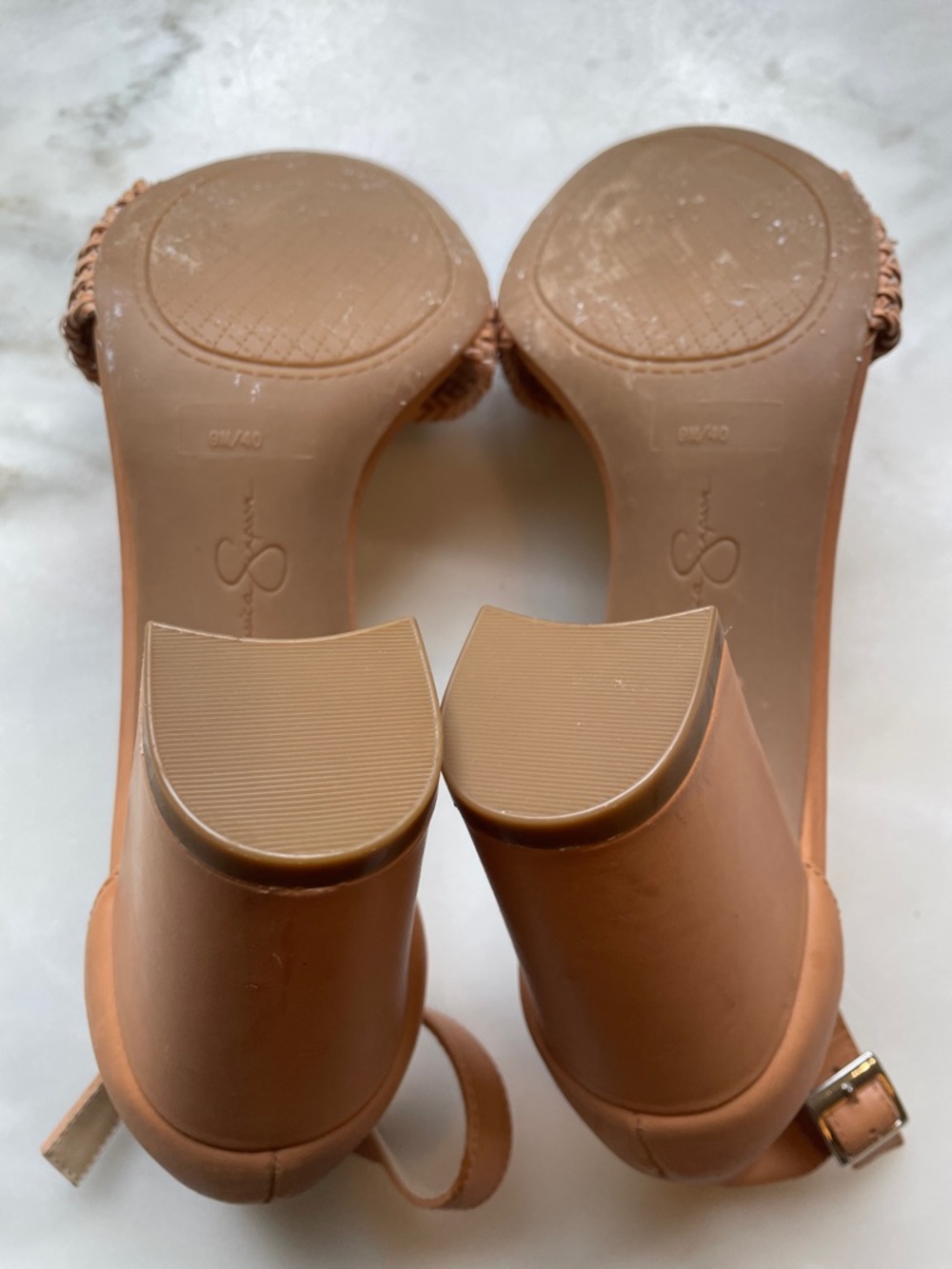 Jessica Simpson Sherron4 in Woven Ankle-Strap Heels, Size 9 - Picture 10 of 10